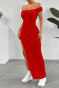 Off Shoulder Slit Maxi Dress - Update AvenueFestival VibesTrendsi10010066146106210010066146106256c26fa7 - 9fa4 - 40e6 - 8718 - 213623544497 - MaxDeep Red