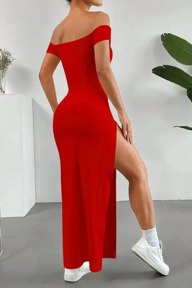 Off Shoulder Slit Maxi Dress - Update AvenueFestival VibesTrendsi10010066146106210010066146106245a50056 - 9560 - 4194 - 92d0 - e9f54d09dbe8 - MaxDeep Red