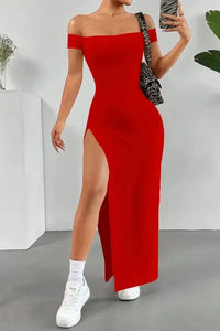Off Shoulder Slit Maxi Dress - Update AvenueFestival VibesTrendsi1001006614610621001006614610626a3e59bd - d01e - 4c59 - 996e - 781e5a063e90 - MaxDeep Red