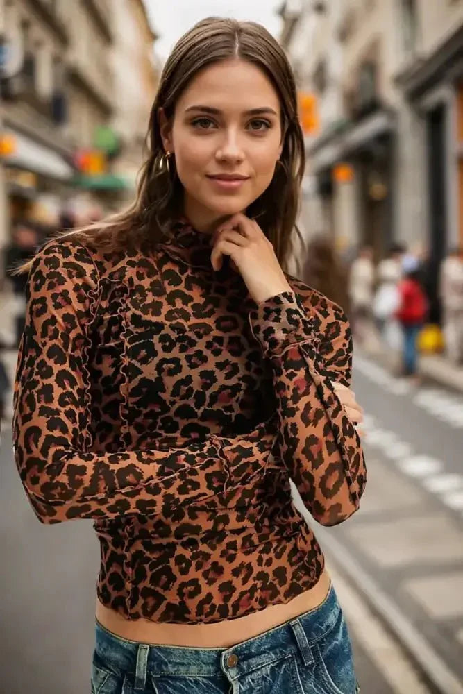 Oh Full Size Frill Printed Mock Neck Long Sleeve Top - Update AvenueTrendsi10010095457143010010095457143048e198e4 - c105 - 4128 - b44a - b88292c8c662 - MaxLeopard