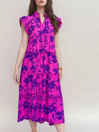 Oh Full Size Ruffled Printed Notched Cap Sleeve Midi Dress - Update AvenueVacation StyleTrendsi100100072191492100100072191492704c2d02 - f089 - 44e9 - 8f5b - f27eb828c72f - MaxRed - Violet
