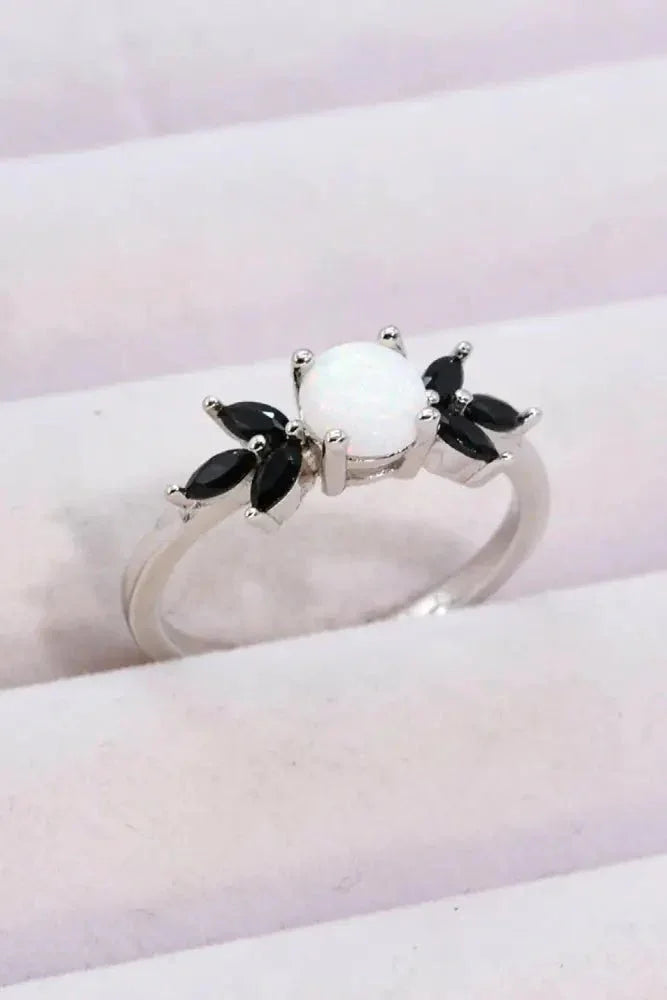 Opal and Zircon Contrast Ring - Update AvenueRingTrendsi100100738119949100100738119949Opal and Zircon Contrast RingOpal