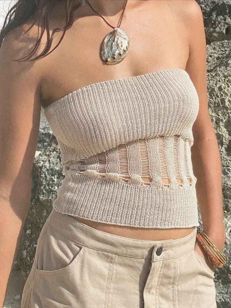 Openwork Knit Tube Top - Update AvenueTrendsi100100252311671100100252311671a4c0957b - 83b7 - 40ff - af8c - 940eee663239 - Max - OriginDust Storm
