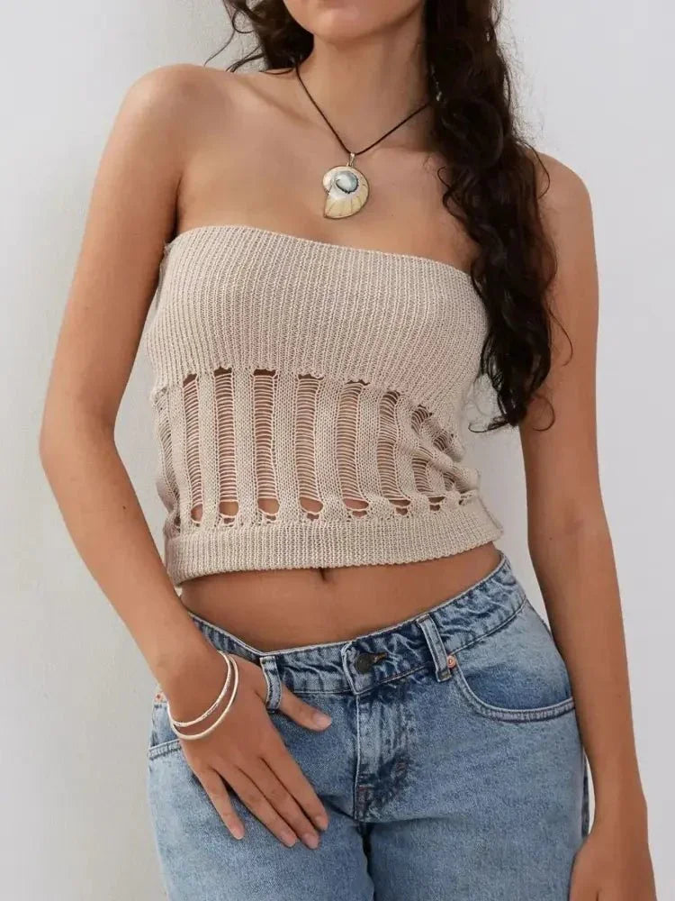 Openwork Knit Tube Top - Update AvenueTrendsi1001002523116711001002523116714427ee66 - c482 - 417f - b418 - a435c37a85ba - Max - OriginDust Storm
