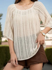 Openwork Round Neck Cover - Up - Update AvenueTrendsi1001009702012031001009702012039cd45061 - db70 - 4cc4 - b64c - e2fcd55d8c81 - MaxTan
