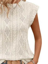 Openwork Round Neck Top - Update AvenueT-ShirtsTrendsi10010044031018010010044031018044d74607 - 1bde - 4da6 - 92a6 - d5db56a6cef7 - Max - OriginMilky White