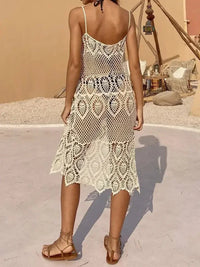 Openwork Scoop Neck Spaghetti Strap Cover - Up Dress - Update AvenueBoho VibesTrendsi100100469164552100100469164552378de378 - 9409 - 4efa - a24e - cca6463d6e4f - MaxBeige