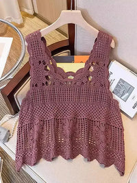 Openwork Scoop Neck Tank - Update AvenueFestival VibesTrendsi100100407524048100100407524048e09dcc77 - adf5 - 4bf4 - 9cfa - 2e1420faff0a - MaxDeep Purple