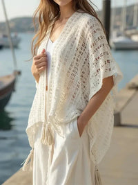 Openwork Tassel Open Front Knit Cover Up - Update AvenueBoho VibesTrendsi1001004393021091001004393021095f0c6d53 - 7b77 - 4dcf - 812f - 71d912608fd8 - Max - OriginCream