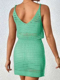 Openwork V - Neck Sleeveless Cover Up Dress - Update AvenueTrendsi100100588074723100100588074723255fc1c2 - 5396 - 4baf - b94d - 258206ef18dd - MaxGum Leaf