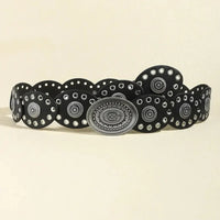 Oval PU Belt - Update AvenueTrendsi101300887101229101300887101229Oval PU BeltBlack