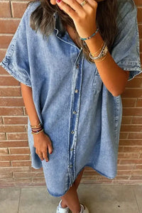 Oversized Button Down Denim Shirt Dress - Update AvenueDenim Dresses & SkirtsTrendsi100100376611646100100376611646aee10b5a - b35d - 4afd - 888e - 298f3093e3ce - Max - OriginLight Blue
