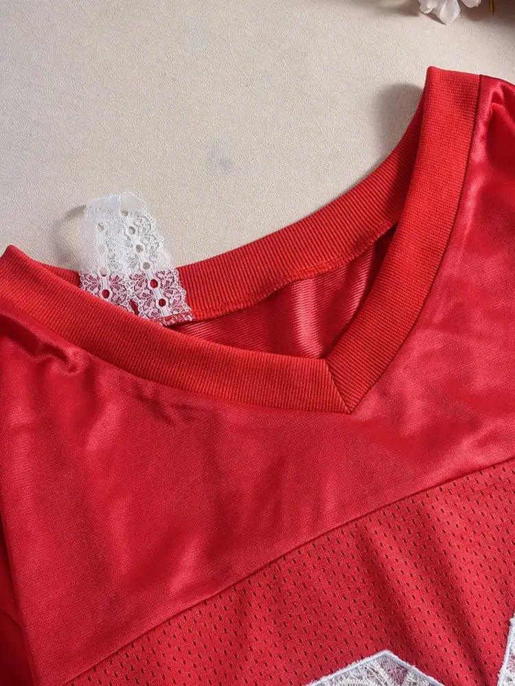 Oversized Number 98 Half Sleeve T-Shirt - Update AvenueT-ShirtsTrendsi100100770115627100100770115627743b0dc1 - 469c - 4462 - 8a21 - ae04ff01f8fe - Max - OriginDeep Red