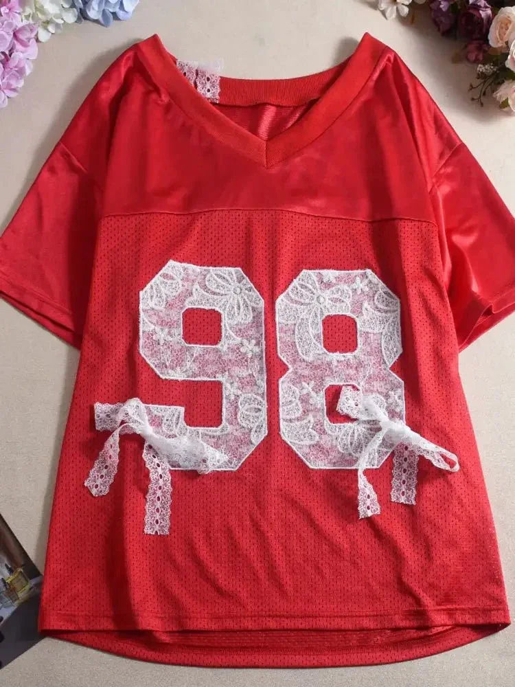 Oversized Number 98 Half Sleeve T-Shirt - Update AvenueT-ShirtsTrendsi100100770115627100100770115627e9c15b8f - 9277 - 4fc6 - 82b7 - be3a9999d4da - Max - OriginDeep Red
