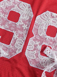 Oversized Number 98 Half Sleeve T-Shirt - Update AvenueT-ShirtsTrendsi10010077011562710010077011562732547c818d40450b920ee7187e65264d - Max - OriginDeep Red