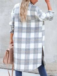 Oversized Plaid Button Up Longline Jacket - Update AvenueTrendsi10010015424118310010015424118383874d5a - bd71 - 4611 - ba91 - bd060921e6a3 - Max - OriginLight Gray