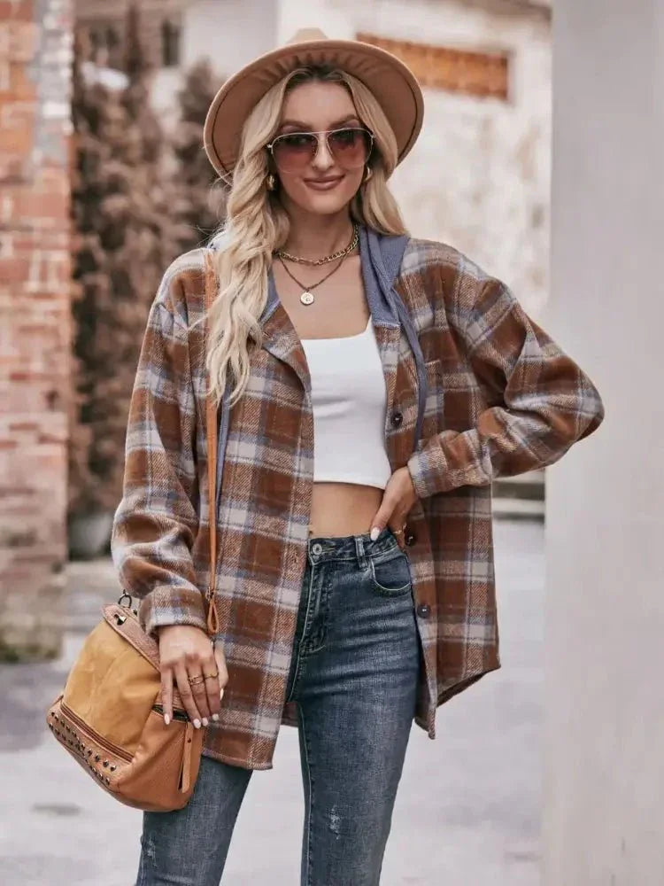 Oversized Plaid Button Up Shacket - Update AvenueTrendsi10010007409140710010007409140789c9cc4e - 3afa - 459d - 9f38 - 10de63643ecd - Max - OriginCaramel