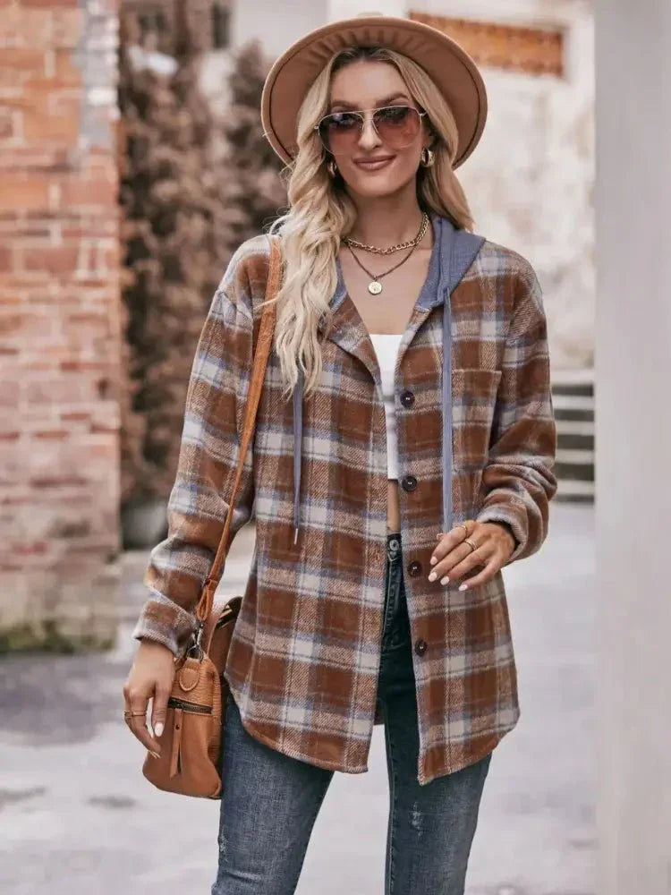 Oversized Plaid Button Up Shacket - Update AvenueTrendsi1001000740914071001000740914078c4f97bd - b758 - 4b24 - 845d - 21358d01e9be - Max - OriginCaramel