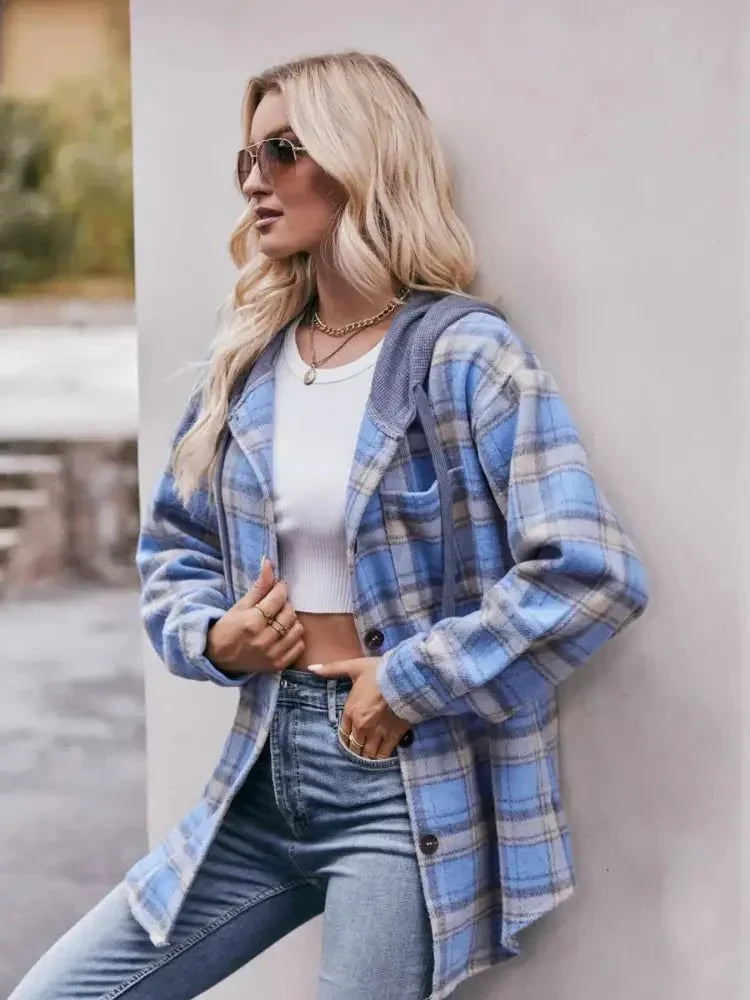 Oversized Plaid Button Up Shacket - Update AvenueTrendsi10010007409198410010007409198464a68cb6 - c3a5 - 496f - ab09 - 5c396ad3f22b - Max - OriginLight Blue