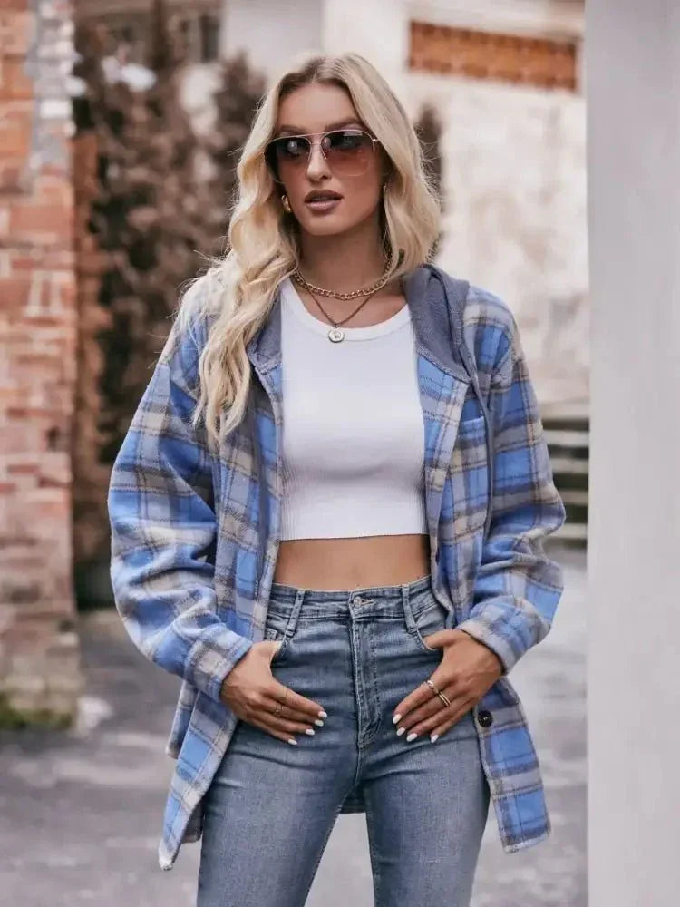 Oversized Plaid Button Up Shacket - Update AvenueTrendsi1001000740919841001000740919844e833acd - d9d8 - 4e7b - 8a3b - 7cbe220dbae0 - Max - OriginLight Blue