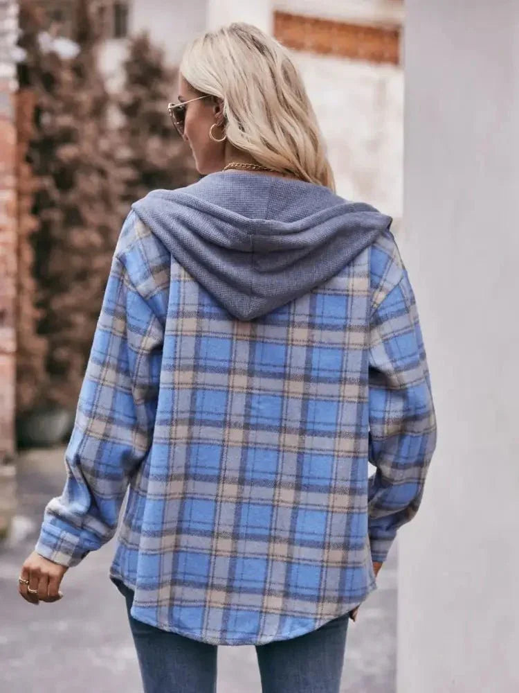 Oversized Plaid Button Up Shacket - Update AvenueTrendsi100100074091984100100074091984197cfad9 - 6475 - 4b47 - bd9e - 763addf47865 - Max - OriginLight Blue