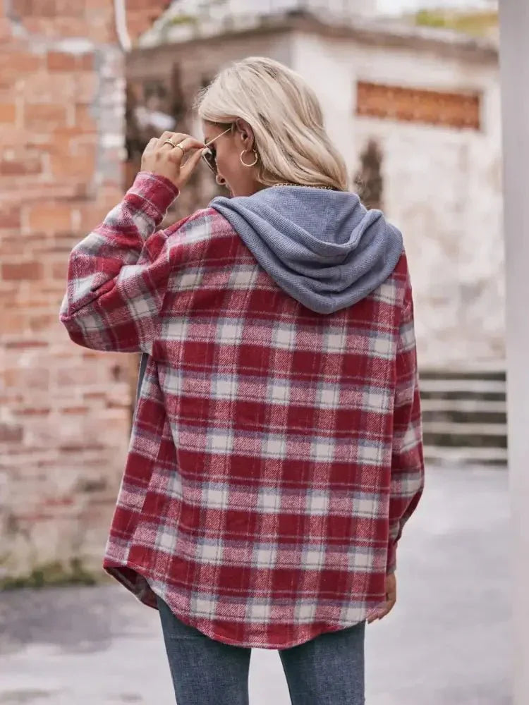 Oversized Plaid Button Up Shacket - Update AvenueTrendsi100100074099374100100074099374554f5592 - ed1a - 45ec - a946 - 23648609cab8 - Max - OriginDeep Red