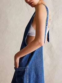 Oversized V - Neck Denim Tank Dress with Front Pockets - Update AvenueDenim Dresses & SkirtsTrendsi100100823074024100100823074024238bee1a1ae34c4390e3d968f0b83b17 - Max - OriginNavy
