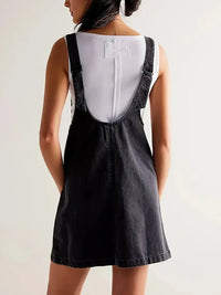 Oversized V - Neck Denim Tank Dress with Front Pockets - Update AvenueDenim Dresses & SkirtsTrendsi1001008230745891001008230745898dab9924df4c4fb5ad42668634cd852a - Max - OriginBlack