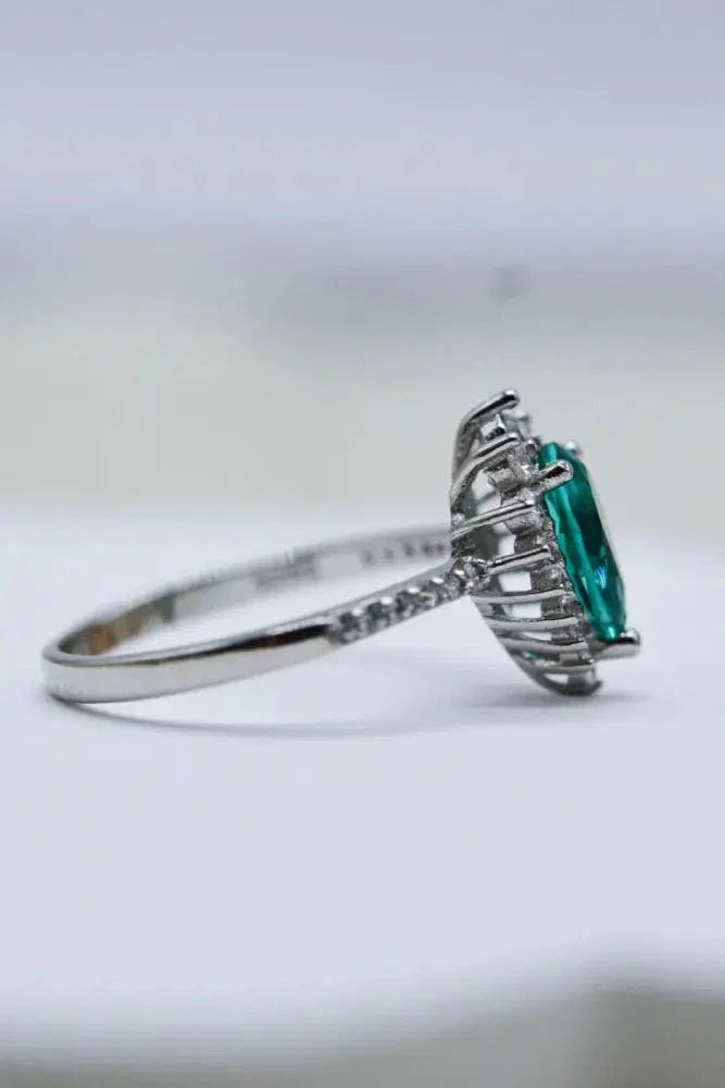 Paraiba Blue Zircon Pear Shape Ring - Update AvenueRingTrendsi100100733983480100100733983480Paraiba Blue Zircon Pear Shape RingSilver