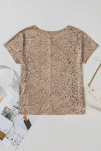 Parchment Shimmer Leopard Print Dolman Sleeve T Shirt - Update AvenueT-ShirtsTrendsi1001008267981771001008267981777e81a4cc - 30f7 - 4e92 - b5e7 - 1e0765baa699 - Max - OriginCamel