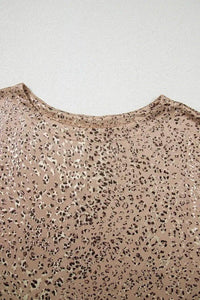 Parchment Shimmer Leopard Print Dolman Sleeve T Shirt - Update AvenueT-ShirtsTrendsi100100826798177100100826798177380fea08 - 4aa5 - 406e - a690 - b3e06ee8229a - Max - OriginCamel