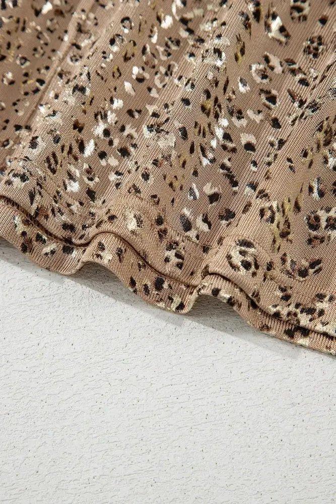 Parchment Shimmer Leopard Print Dolman Sleeve T Shirt - Update AvenueT-ShirtsTrendsi100100826798177100100826798177eb61fbdc - 51f3 - 4e6e - a09a - 0ecdf2f1c971 - Max - OriginCamel