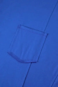Patched Pocket Exposed Seam Oversize T-shirt - Update AvenueT-ShirtsTrendsi100100664243286100100664243286450aecdb - 40ad - 4750 - af33 - 2e9a77c54b29 - Max - OriginRoyal Blue