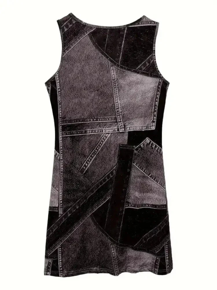 Patchwork Scoop Neck Denim Tank Dress - Update AvenueDenim Dresses & SkirtsTrendsi1001003374201921001003374201926fb3d8d3 - 0ad0 - 48d8 - beb2 - 68c47166ac2f - Max - OriginBlack