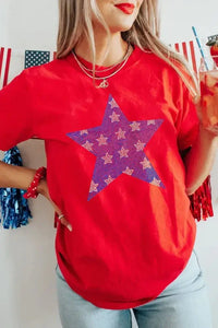 Patriotic Star Round Neck T-Shirt - Update AvenueT-ShirtsTrendsi100100631731913100100631731913ea40f40d - 70ab - 4669 - a864 - d0fa3d454189 - Max - OriginDeep Red