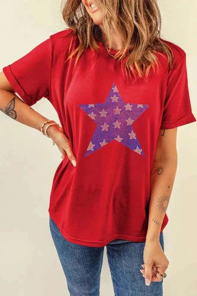 Patriotic Star Round Neck T-Shirt - Update AvenueT-ShirtsTrendsi100100631731913100100631731913c4c41896 - e206 - 45d0 - 9c0f - 6d71f8f7118b - Max - OriginDeep Red