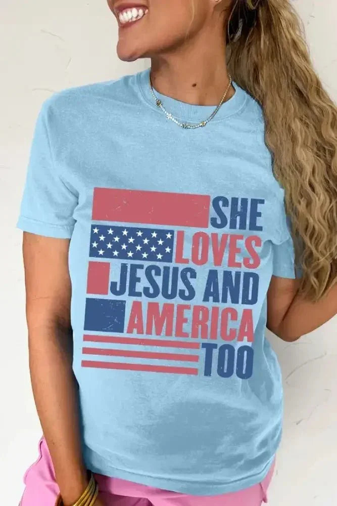 Patriotic US Flag Round Neck Short Sleeve T-Shirt - Update AvenueT-ShirtsTrendsi100100258501197100100258501197a82a73bf - 9f06 - 482c - 913f - c60416a08a5a - Max - OriginLight Blue