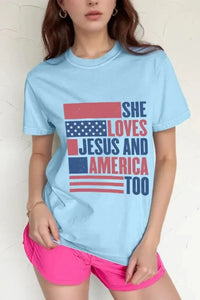 Patriotic US Flag Round Neck Short Sleeve T-Shirt - Update AvenueT-ShirtsTrendsi100100258501197100100258501197d63cca2f - de11 - 47f9 - 8704 - d87e8c7e43da - Max - OriginLight Blue