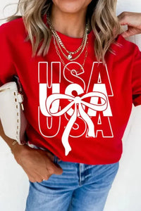 Patriotic USA Bow Graphic T-Shirt - Update AvenueT-ShirtsTrendsi10010065097109210010065097109235a6bcef - da27 - 4a1e - abe4 - fcaa03e09542 - Max - OriginRed