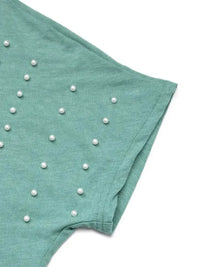 Pearl Detail Round Neck Short Sleeve T-Shirt - Update AvenueT-ShirtsTrendsi1001006921612381001006921612383bbb14bc - bede - 46a5 - 85fb - fdc41dc15282 - Max - OriginTurquoise
