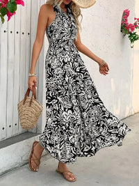 Perfee Backless Smocked Printed Sleeveless Midi Dress - Update AvenueBoho VibesTrendsi10010091137190310010091137190341b57f9c - 5478 - 48a3 - a062 - 543dc55550b0 - MaxBlack