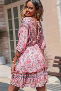 Perfee Bohemian Frill Trim V - Neck Dress - Update AvenueBoho VibesTrendsi100100197920644100100197920644bc33dd23fd954229a006dbc764bd717f - MaxPink
