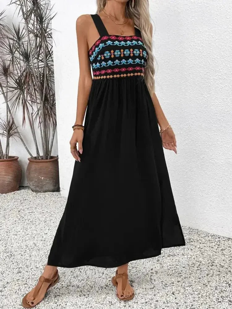 Perfee Embroidered Floral Side Slit Sleeveless Midi Dress - Update AvenueFestival VibesTrendsi100100997131087100100997131087d522802f - 7477 - 4c7e - aca0 - 6d6d44d2f7aa - MaxBlack