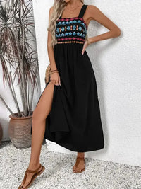 Perfee Embroidered Floral Side Slit Sleeveless Midi Dress - Update AvenueFestival VibesTrendsi100100997131087100100997131087f94cb281 - f163 - 4d46 - 88be - cf57b45df211 - MaxBlack