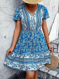 Perfee Printed V - Neck Flutter Sleeve Mini Dress - Update AvenueBoho VibesTrendsi100100592311916100100592311916e6fd69d2 - b55c - 40cc - bd0c - edeb9862a792 - MaxSky Blue