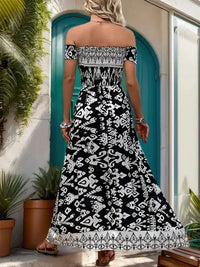 Perfee Slit Printed Off - Shoulder Dress - Update AvenueBoho VibesTrendsi100100733361278100100733361278b30f3e3d - 0350 - 44f0 - 9d60 - a74231534f18 - MaxBlack