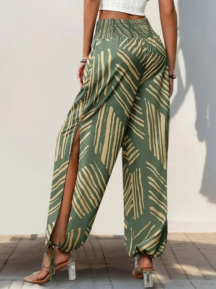 Perfee Smocked Slit Printed High Waist Pants - Update AvenueBoho VibesTrendsi100100646151151100100646151151c60f3f56 - 7049 - 4cbd - 801d - 3520544f12a5 - MaxMoss