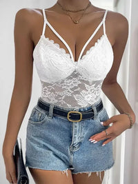 Perfee Spaghetti Strap Lace Bodysuit - Update AvenueFestival VibesTrendsi10010076668118610010076668118668106217 - fa05 - 4aff - 8b30 - 85a8f5d3ee53 - MaxWhite