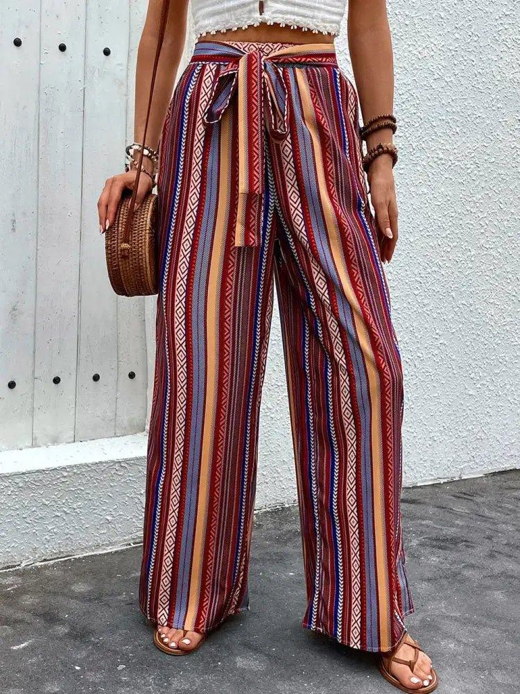 Perfee Tied Geometric Wide Leg Pants - Update AvenueBoho VibesTrendsi100100516001841100100516001841ad6abbd0 - 1b74 - 43c0 - 805a - 073f4d94b0bf - MaxRust