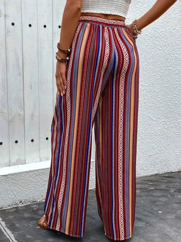 Perfee Tied Geometric Wide Leg Pants - Update AvenueBoho VibesTrendsi10010051600184110010051600184164c22424 - 478a - 4342 - bef8 - 29c49abc30b2 - MaxRust